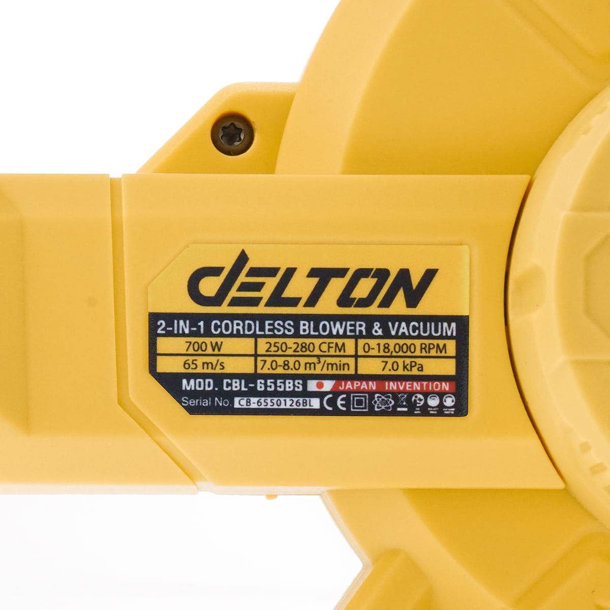 เครื่องเป่าลมไร้สาย (เฉพาะเครื่องเปล่า) DELTON รุ่น CBL-655BS 20V_4